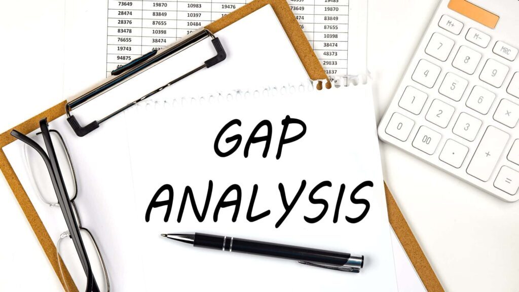 multisite certification - a clipboard showing gap analysis