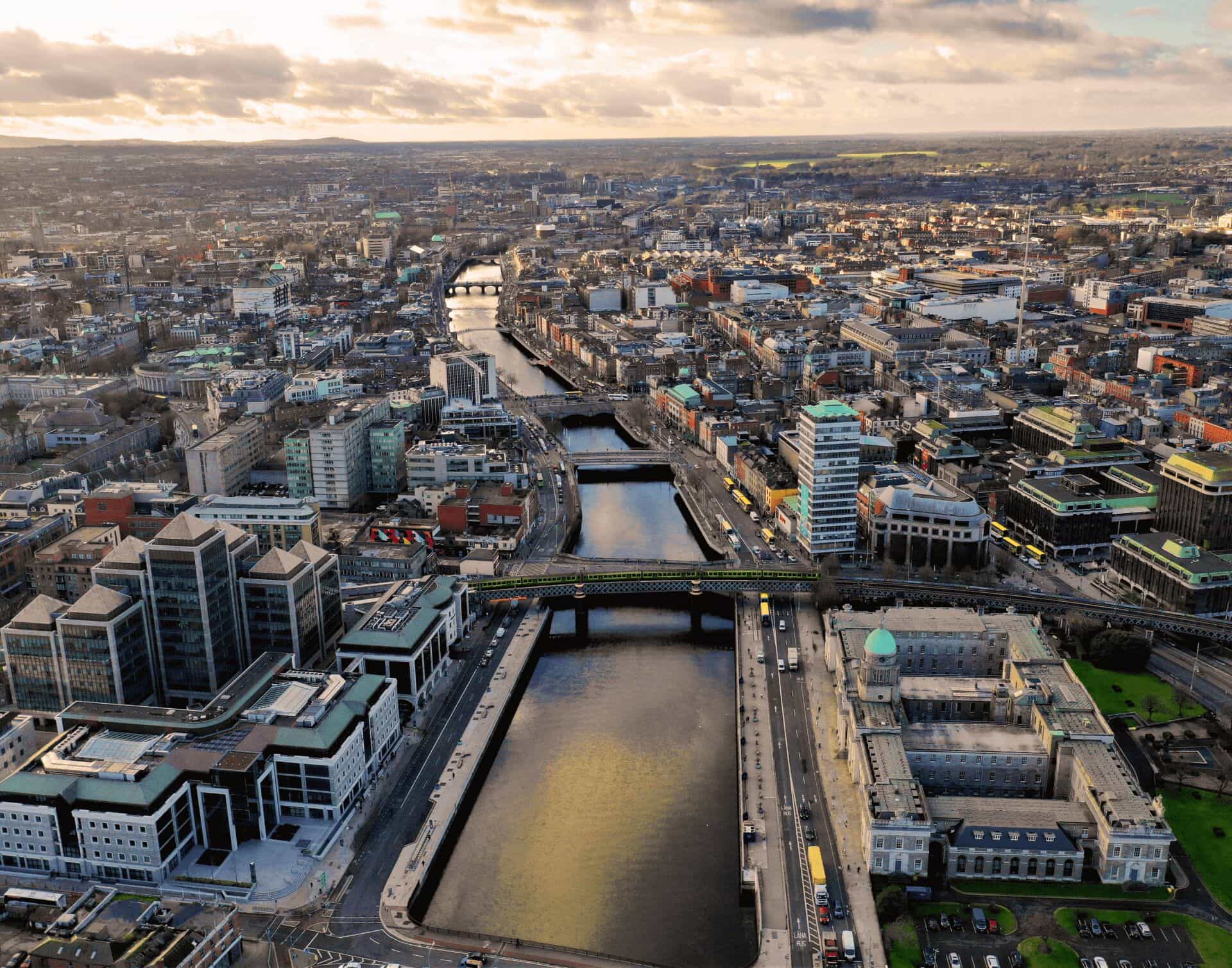 multisite certification - birds eye view of a city